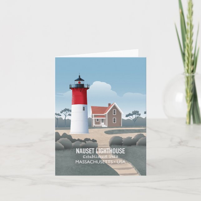 Nauset Lighthouse Card (Front)