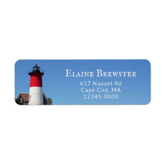 Nauset Lighthouse Return Address Label