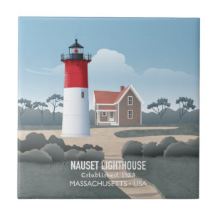 Nauset Lighthouse Tile