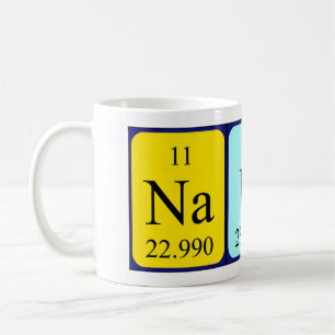 Naut periodic table name mug