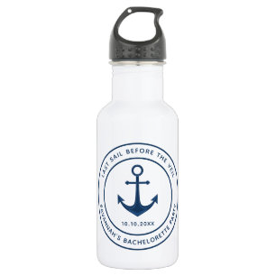 Nauti Bachelorette Party Last Sail Before The Veil 532 Ml Water Bottle