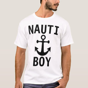 NAUTI BOY NAUTICAL BOATER t-shirts