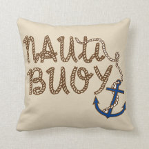 Nauti Buoy Boy nautical pillow talk