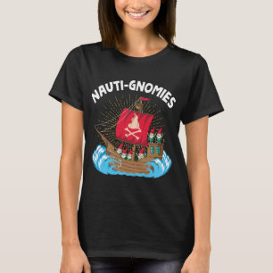 Nauti Gnomies Sailing Nordic Pirate Gnomes T-Shirt