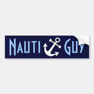 Nauti Guy Bumper Sticker