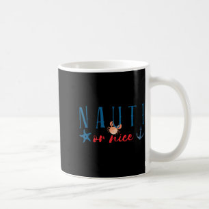 Nauti Or Nice Funny Nautical Christmas Coffee Mug