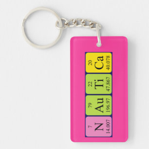 Nautica periodic table name keyring