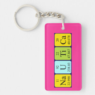 Nautica periodic table name keyring