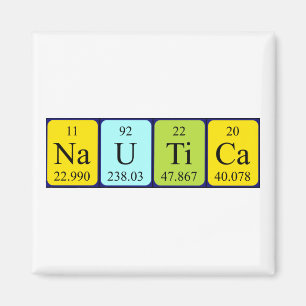 Nautica periodic table name magnet