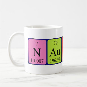 Nautica periodic table name mug