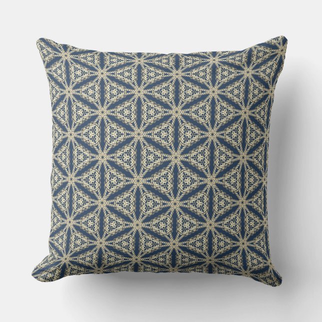 Nautical Abtract Modern Rope  Cushion (Front)