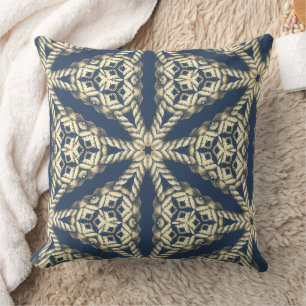 Nautical Abtract Modern Twine Rope  Cushion