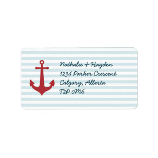 Nautical address labels