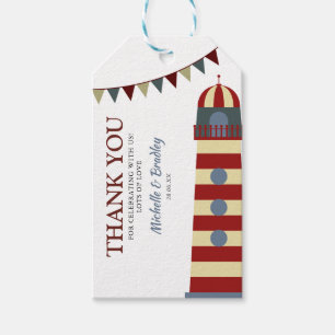 Nautical Ahoy! Its a Boy Baby Shower Thank You Gift Tags