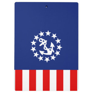 Nautical American Yacht Flag Decor Clipboard
