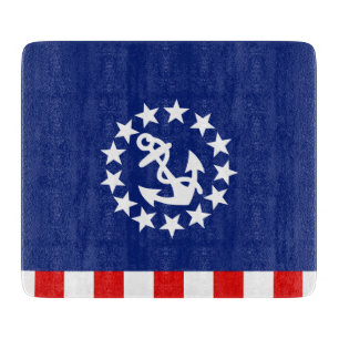 Nautical American Yacht Flag Decor Cutting Board