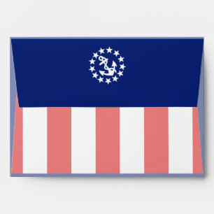 Nautical American Yacht Flag Decor Envelopes