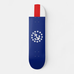 Nautical American Yacht Flag Symbol Skateboard