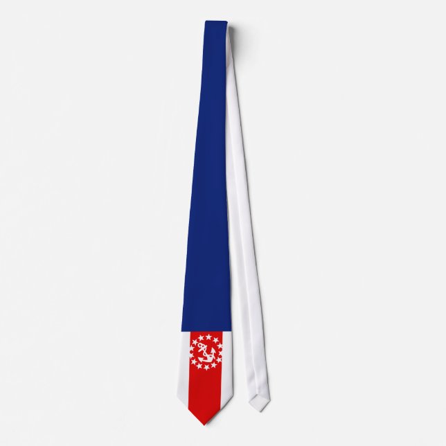 Nautical American Yacht Flag Symbol Tie (Front)