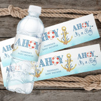 Nautical Anchor Ahoy Its a Boy Baby Shower