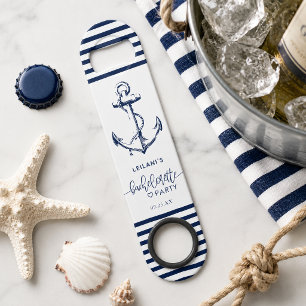 Nautical Anchor Bachelorette White