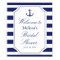Nautical Anchor Blue Stripe Large Bridal Shower 