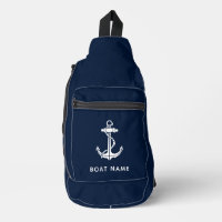 Nautical Anchor Boat Name Custom Cruise
