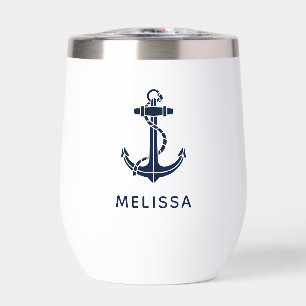 Nautical Anchor Boat Name Personalised