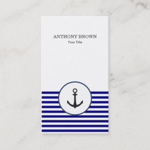 Nautical Anchor Business Card