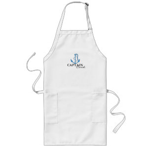 Nautical Anchor-Captain Cook Long Apron