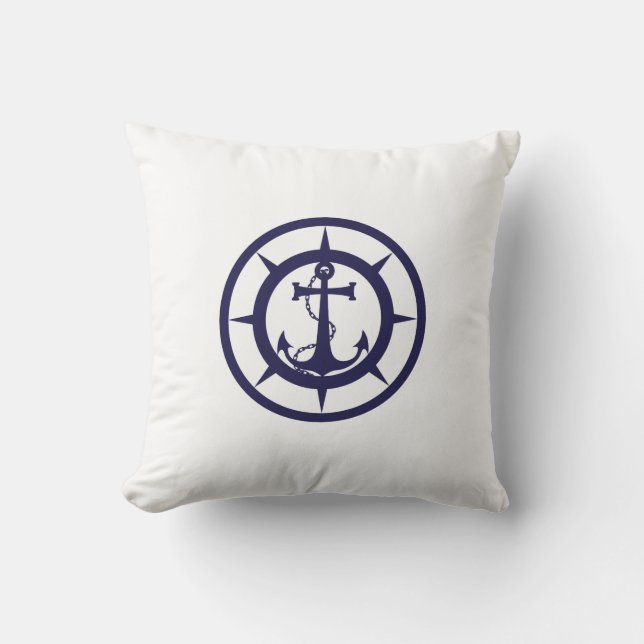Nautical Anchor Cushion (Front)