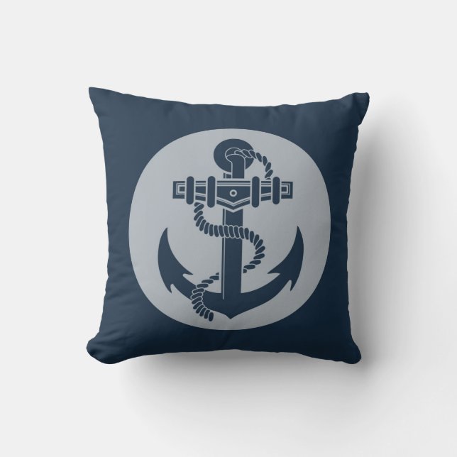 Nautical Anchor Cushion (Front)