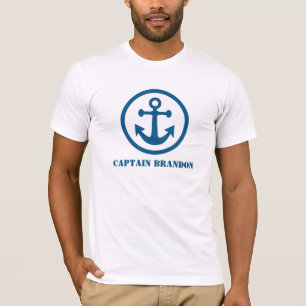 Nautical Anchor custom text clothing T-Shirt
