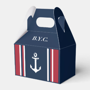 Nautical Anchor Favour Box