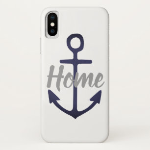 nautical ANCHOR HOME   iPhone X Case