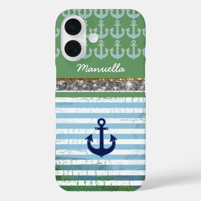 nautical anchor iPhone-6 personalised Case-Mate iPhone Case (Back)