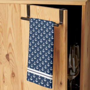 Nautical Anchor Kitchen Towel