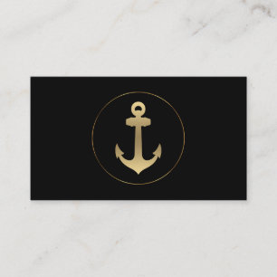 Nautical Anchor Logo Business Card