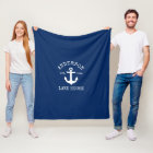 Nautical Anchor Navy Blue Family Lake House