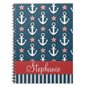 Nautical Anchor Notebook