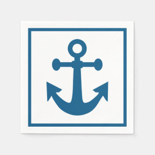 Nautical Anchor paper napkins