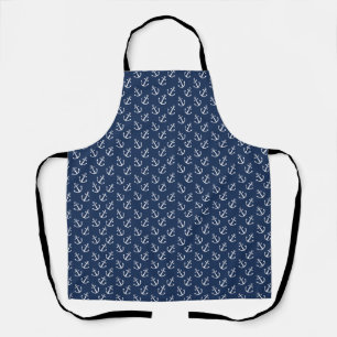Nautical Anchor Pattern Apron