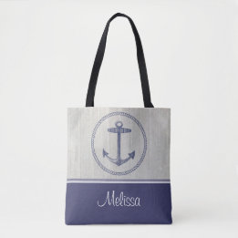 Nautical Anchor | Personalised Tote Bag