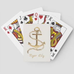 Nautical Anchor Playing Cards