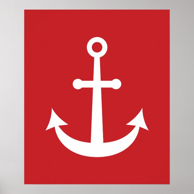Nautical Anchor Poster (Front)