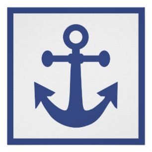 Nautical Anchor poster