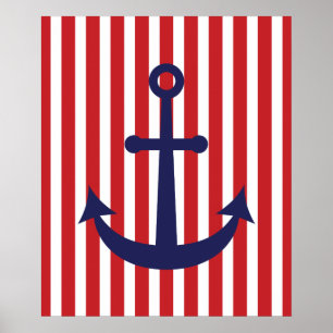 Nautical Anchor Poster