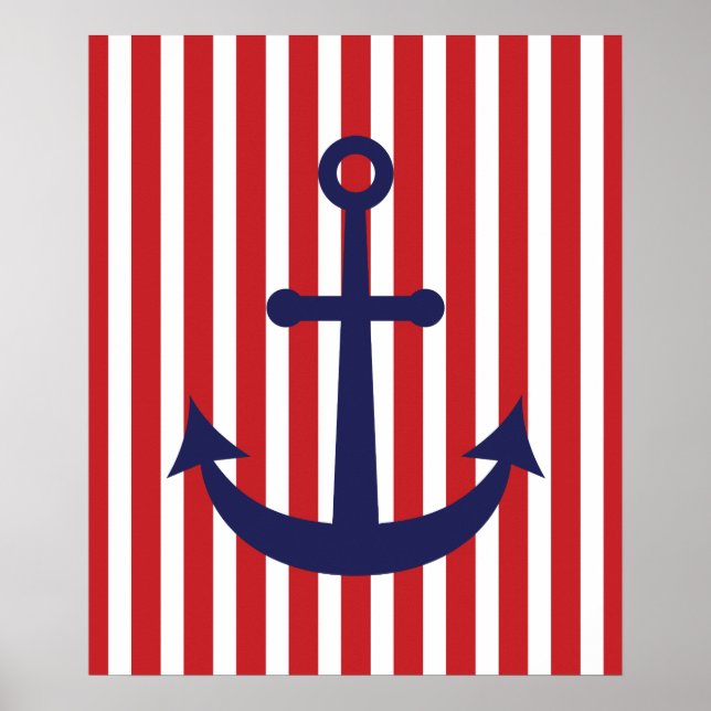 Nautical Anchor Poster (Front)