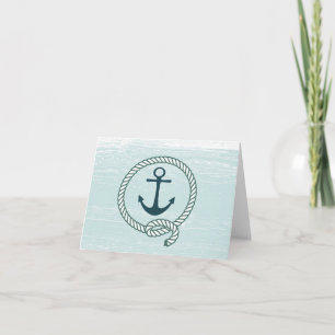 Nautical Anchor Rope All Occasion Card