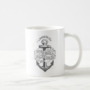 Nautical anchor sailor quote coffee mug